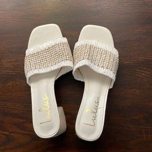 Lulu’s Evanie Heel Slide Sandals
